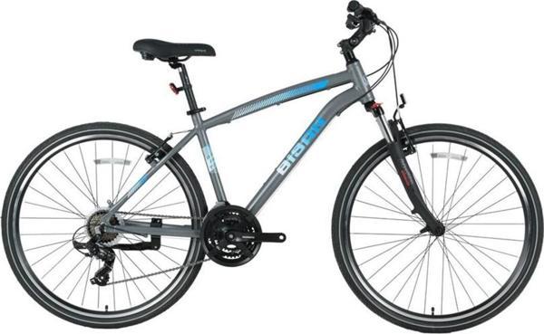 Bisan Guıda Amt. Erkek Şehir Bisikleti 52cm V 28 Jant 21 Vites Gri Mavi - Image 1