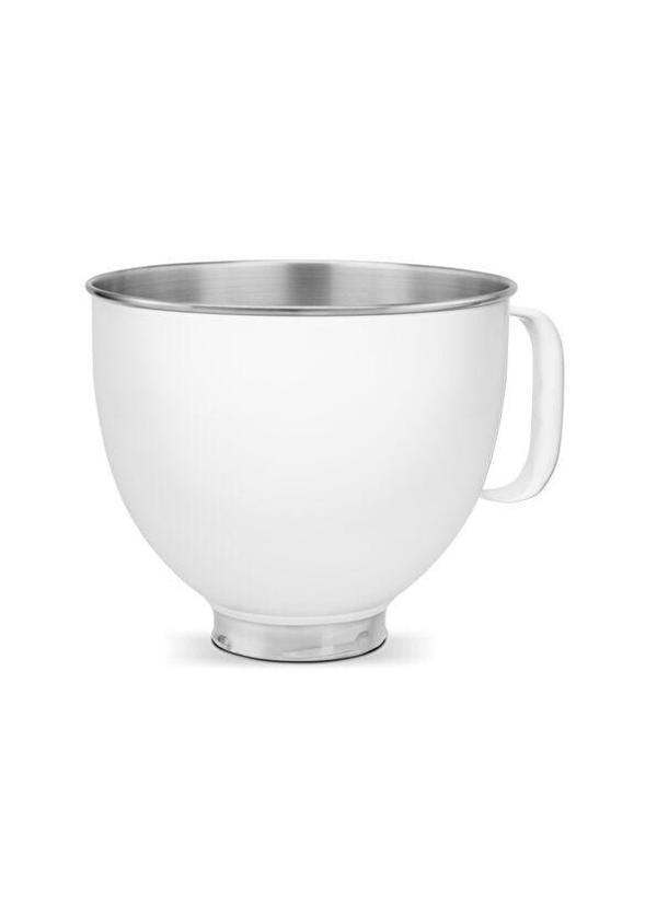 Kitchenaid 5KSM5SSBWH Stand White Mikser İçin 4,8 lt Paslanmaz Çelik Kase - Image 1