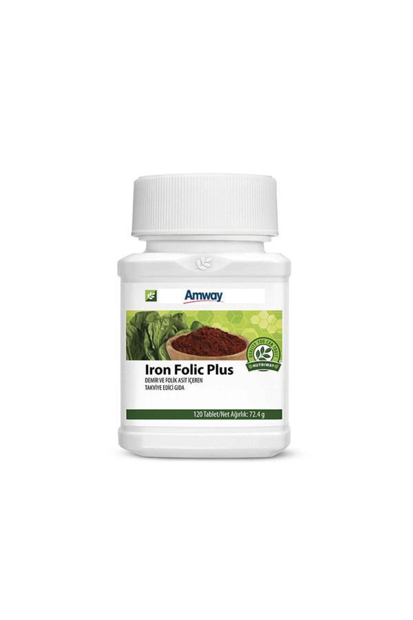Amway Iron Folic Plus Demir Ve Folik Asit 120 Tablet - Image 1