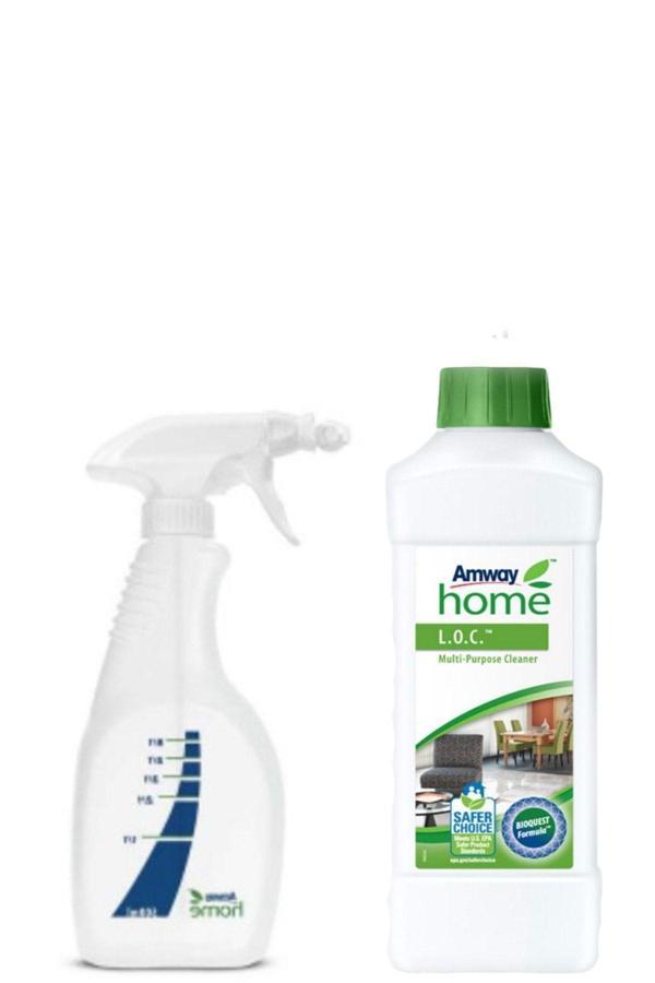 Amway Home Loc Çok Amaçlı Temizleyici (1 Lt ) +Tabanca Püskürtmeli Şişe - Image 1
