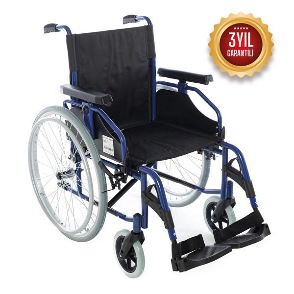 Römer Alüminyum Manuel Tekerlekli Sandalye|Katlanabilir, Hafif Yapılı ve Ayarlanabilir Kolçaklı R226 - Image 1