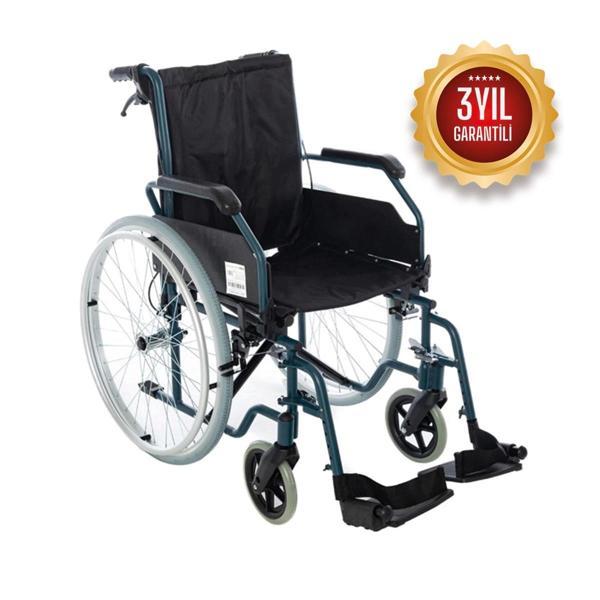 Römer Lüx Alüminyum Tekerlekli Sandalye|Refakatçi Frenli, Ayarlanabilir Ayaklık ve Katlanabilir R213 - Image 1