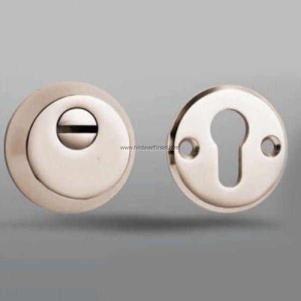 YENİ TİP ağzı açık GÜVENLİ saten çelik rozet yeni tip kapılar için Kalın vidalı - Image 1