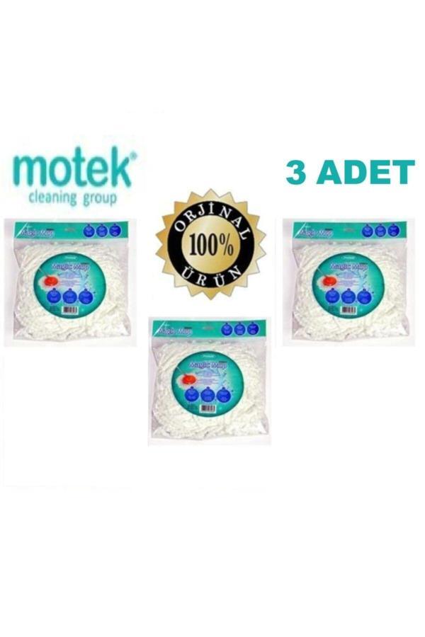 Motek Yedek Püskül Mop Fix,Pratik,Trent,Mopida,Comfort Modellerine Uyumlu 3 Adet - Image 1