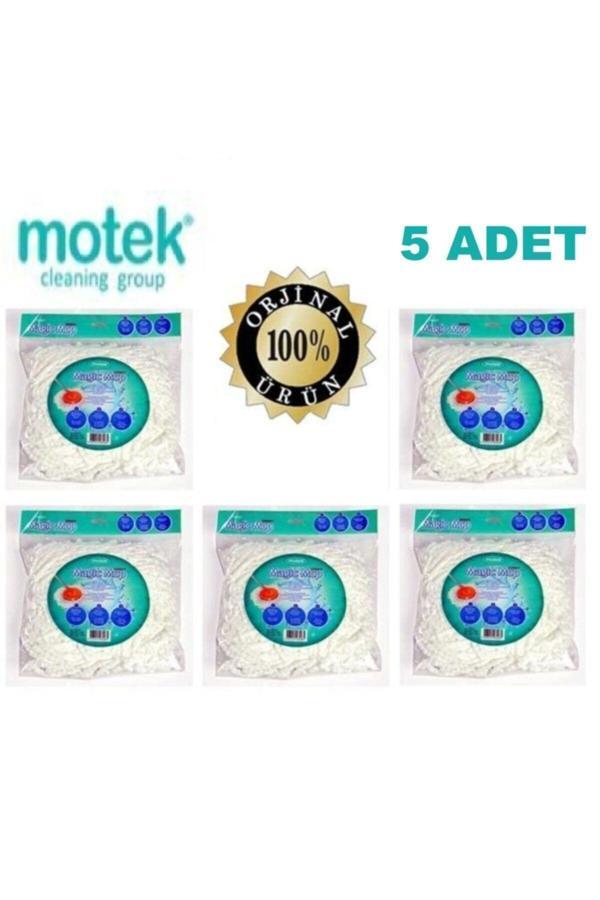 Motek Yedek Püskül Mop Fix,Pratik,Trent,Mopida,Comfort Modellerine Uyumlu 5 Adet - Image 1