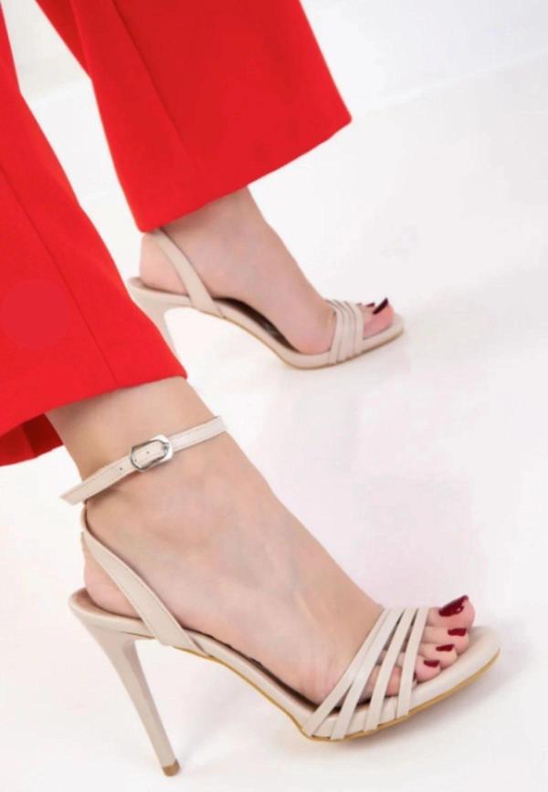 Coze Nude Topuklu Ayakkabı - Image 1