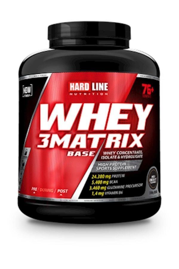 Hardline 3 Matrix Whey Protein Base Sütlü Çikolata 2300 Gr - Image 1