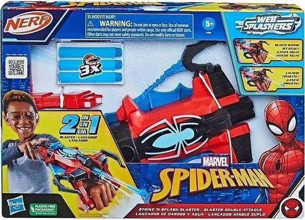 Nerf Spider Man Strike'n Splash Su ve Dart Fırlatıcı F7852 - Image 1