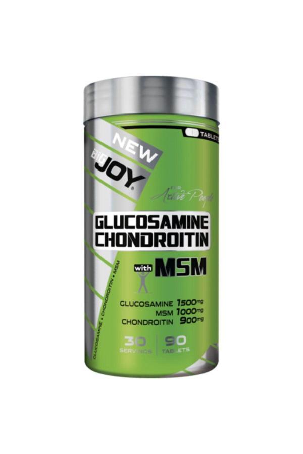 Bigjoy Sports Glucosamine Chondroitine Msm 90 Tabs Komplex Glukozamin - Image 1