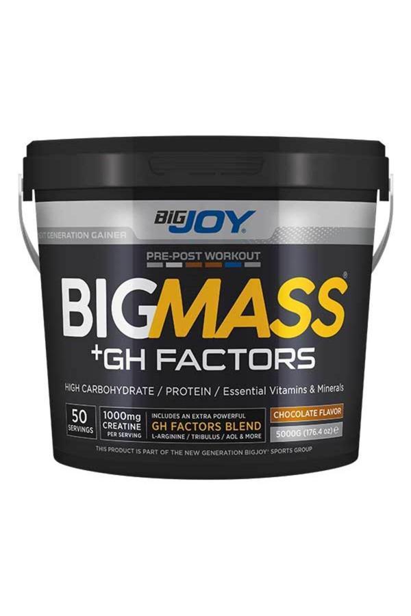 Bigjoy Sports Çikolata Aromalı Mass Gainer Gh Factors 5 Kg 50 Servis Karbonhidrat Tozu - Image 1