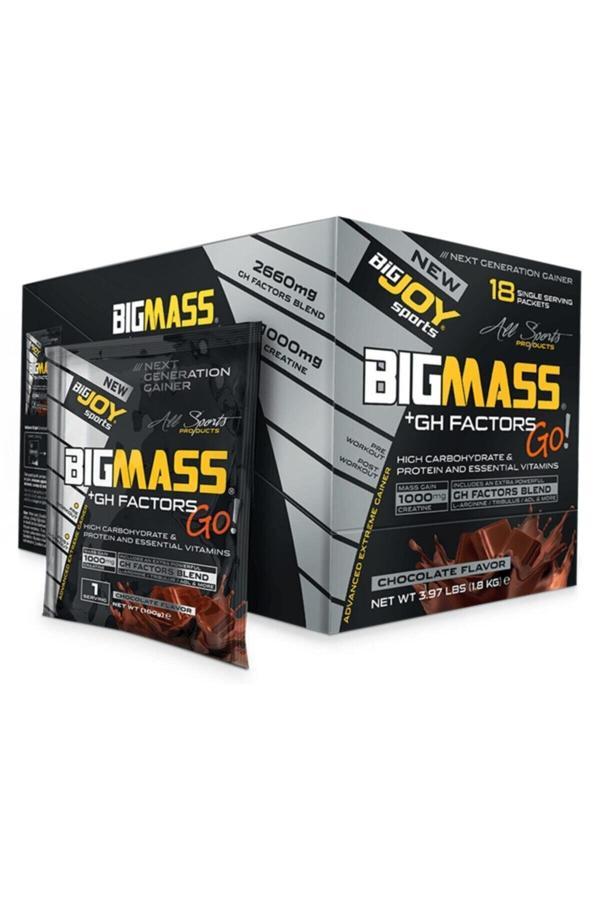 Bigjoy Sports Bigjoy Bigmassgo Gh Factors 1800 Gr 18 Paket Mass Gainer Çikolatalı Karbonhidrat Tozu - Image 1