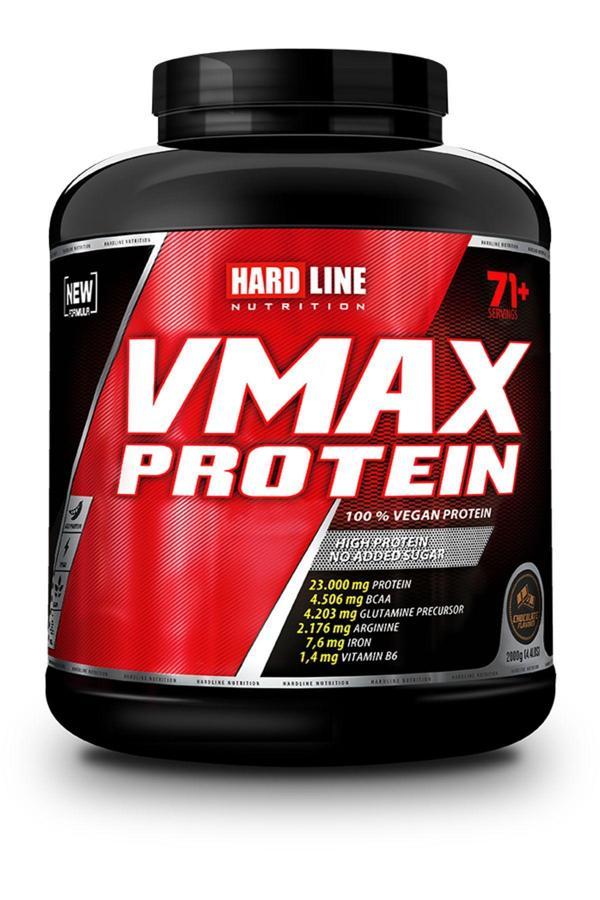 Hardline Vmax Protein Tozu 2000 Gr - Çikolata Aromalı Vegan Protein - Image 1