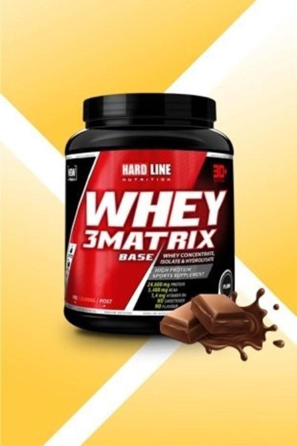 Hardline Whey 3 Matrix Base Protein Tozu Çikolata 908 Gr - Image 1