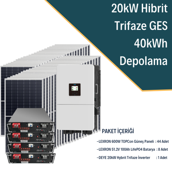 20KW TRİFAZE HİBRİT SİSTEM 3 - Image 1