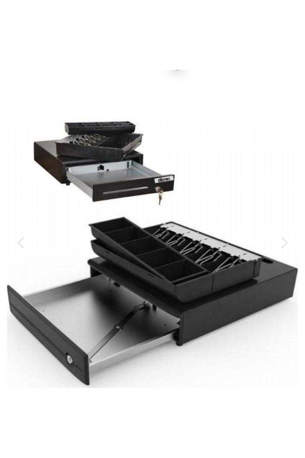 Karaağaç Elektronik Dbpos Metal Para Çekmecesi 5 Gözlü Metal Mekanizma 41 X 41 X 11Cm Mk-410 - Image 1