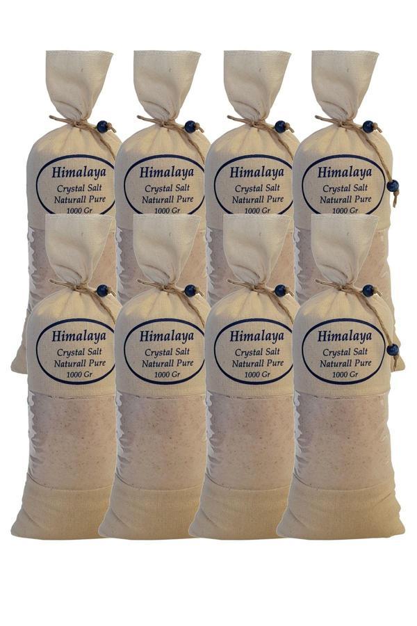 Himalaya Tuzu Sofralık Öğütülmüş Açık Pembe Renk 8 Kg. Himalaya Tuz Açık Pembe Renk 8 Tane - Image 1