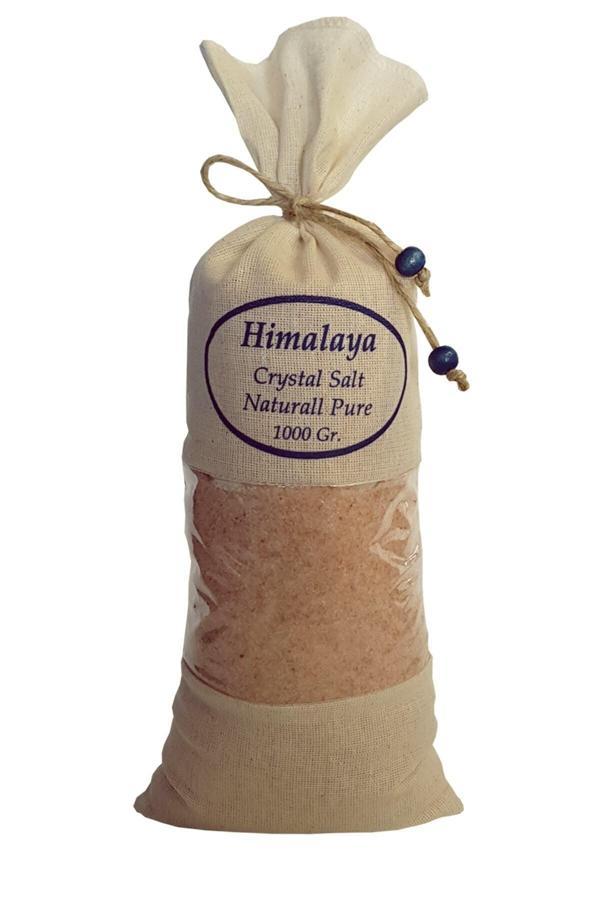 Himalaya Tuzu 2 Kg. Bez Torbada (1kg.x2ad.) Ince Çekim Pembe Renk Himalaya Orijinal Tuz - Image 1