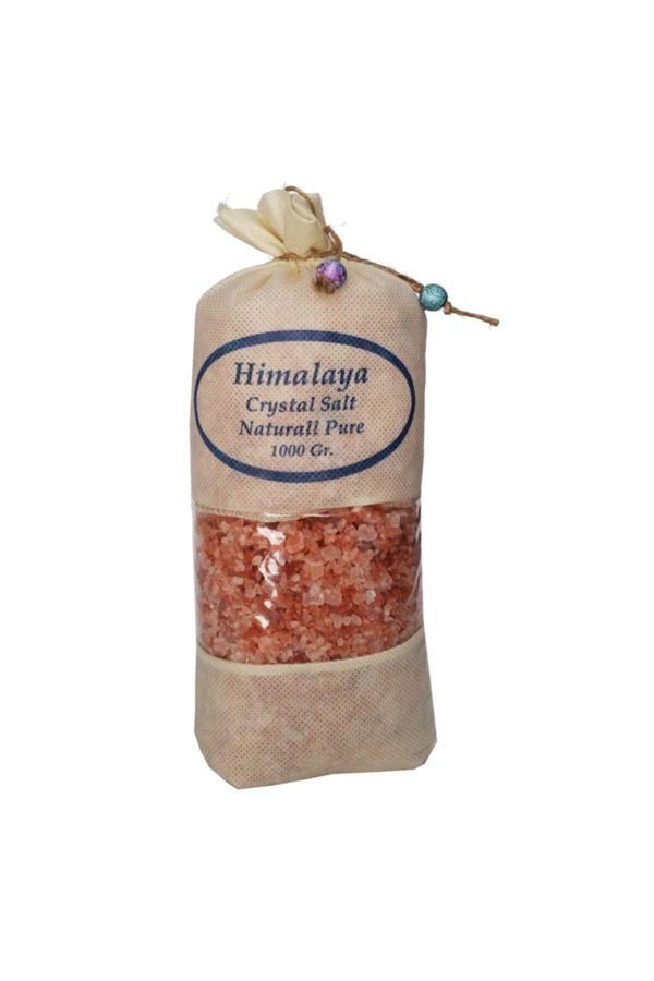 Tuzu Granül Iri Tane Pembe 1 kg  Orijinal Bez Torba - Image 1