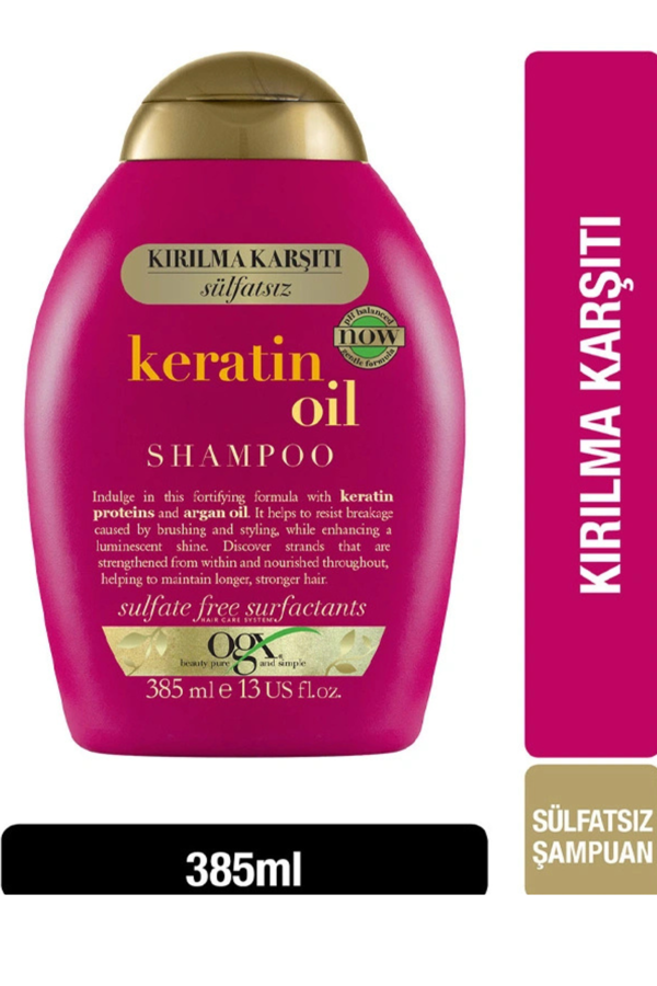 Kırılma Karşıtı Keratin Oil Şampuan 385 ml - Image 1