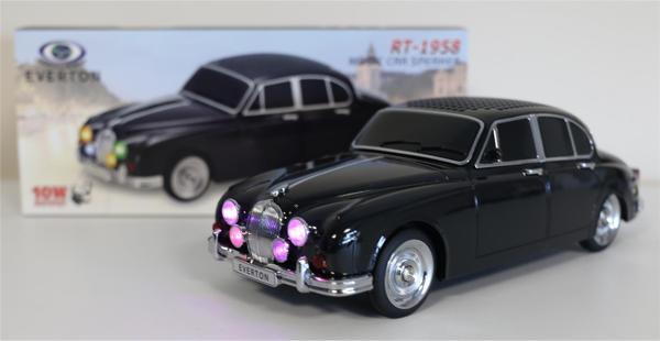 EVERTON RT-1958 Siyah Arabalı  Bluetooth Fm-Usb-Tf-Aux Şarjlı Nostaljik Radyo - Image 1
