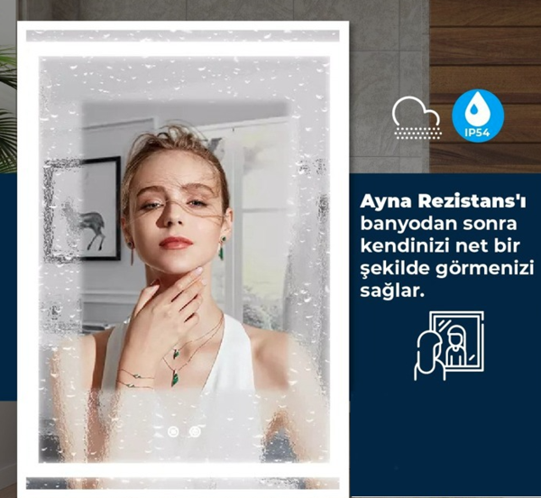 Ayna Buğu Önleyici Rezistans 110 V - 220 V AC  Kare 30x30 cm - Image 1