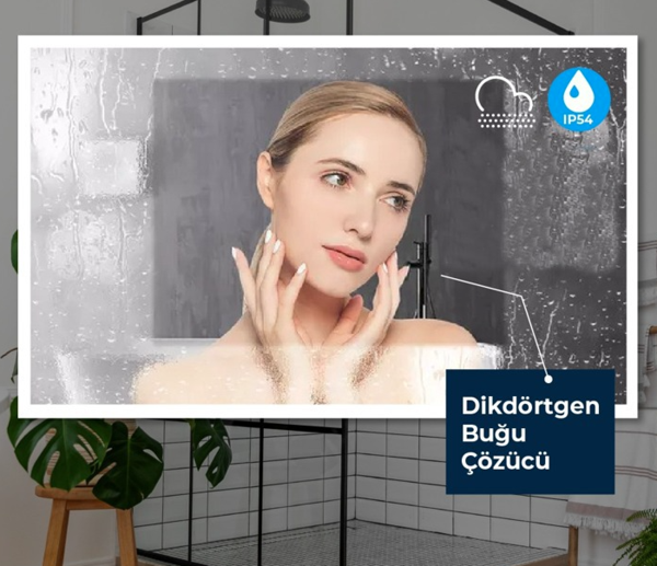 Ayna Buğu Önleyici Rezistans 110 V - 220 V AC  Dikdörtgen  35x70 cm - Image 1