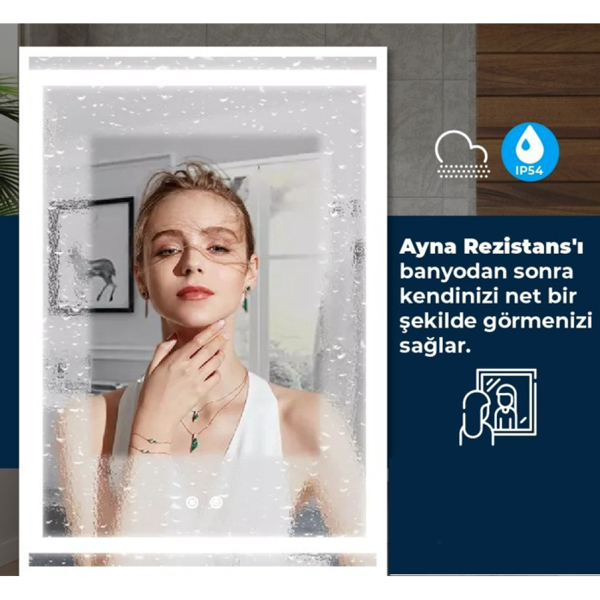 Ayna Buğu Önleyici Rezistans 110 V - 220 V AC  Kare 40x40 cm - Image 1