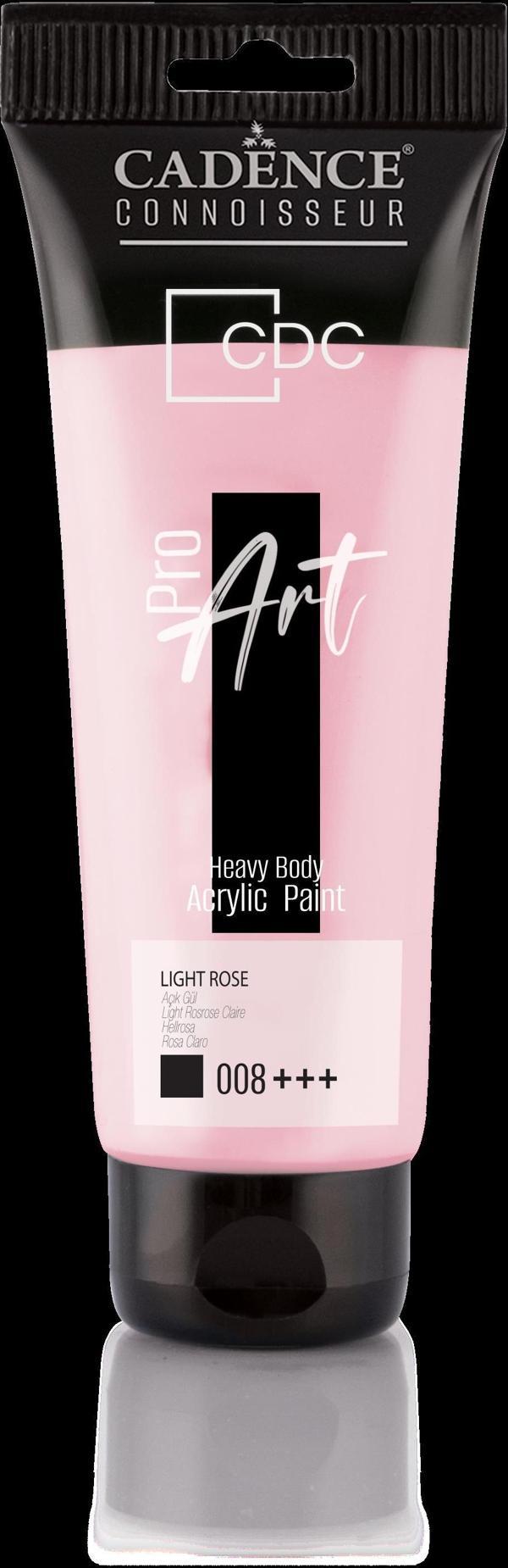 Cadence PROART HEAVY BODY AKRİLİK BOYA PR-008 AÇIK GÜL 120ML - Image 1