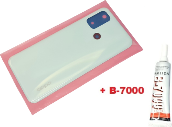 Tkgz Oppo A32 (4G) Arka Pil Batarya Kapağı (B-7000) Beyaz - Image 1