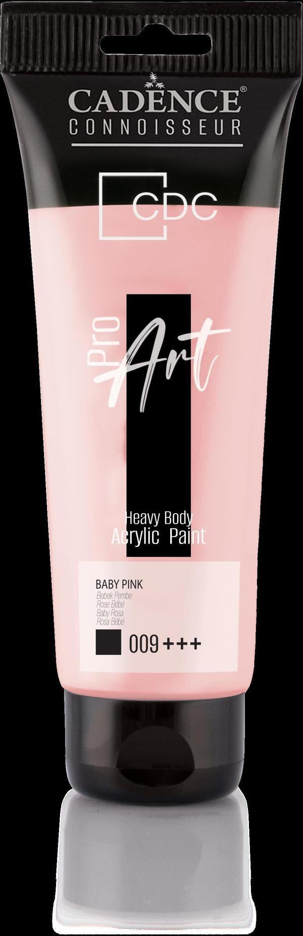 Cadence PROART HEAVY BODY AKRİLİK BOYA PR-009 BEBEK PEMBE 120ML - Image 1