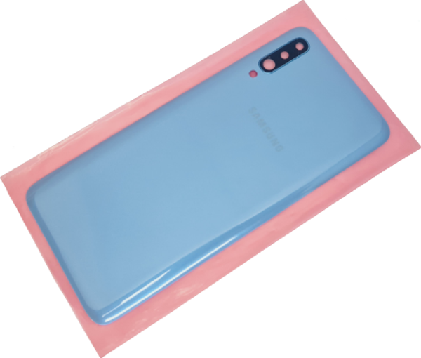 Tkgz Samsung Galaxy A70 A705 Arka Pil Batarya Kapağı (FULL LENSLİ) MAVİ - Image 1