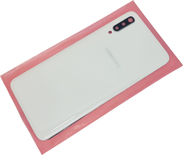 Tkgz Samsung Galaxy A70 A705 Arka Pil Batarya Kapağı (FULL LENSLİ) BEYAZ - Image 1
