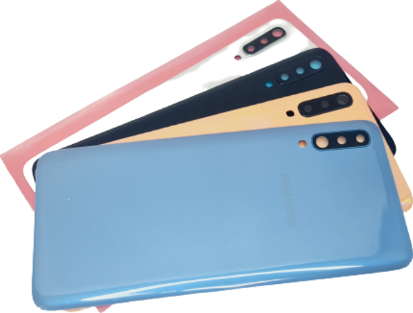 Tkgz Samsung Galaxy A70 A705 Arka Kapak (FULL LENSLİ) MAVİ - Image 1