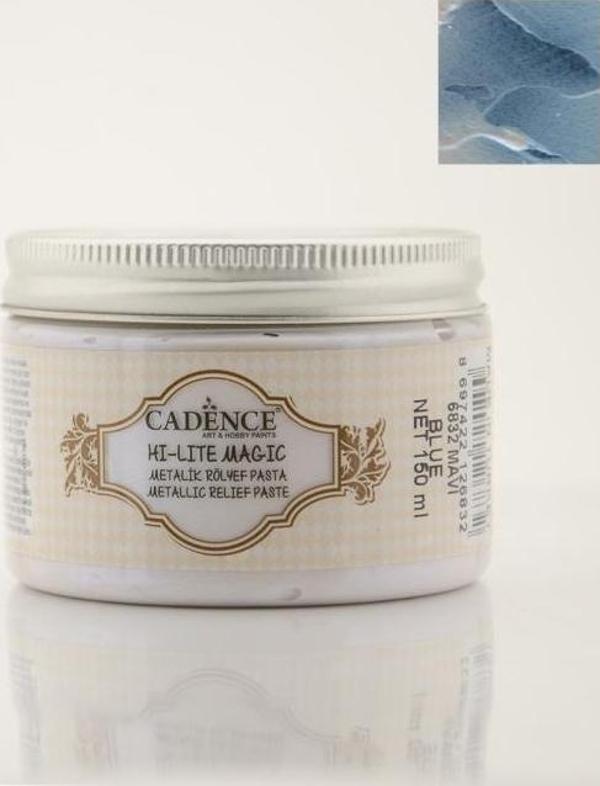 Cadence HI-LİTE MAGIC RÖLYEF PASTA 6832  MAVİ 150ML - Image 1