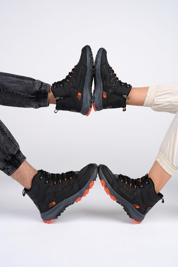 Muggo İZLAND Unisex Garantili Trekking Outdoor Bağcıklı Yandan Fermuarlı Kışlık Bot - Image 1