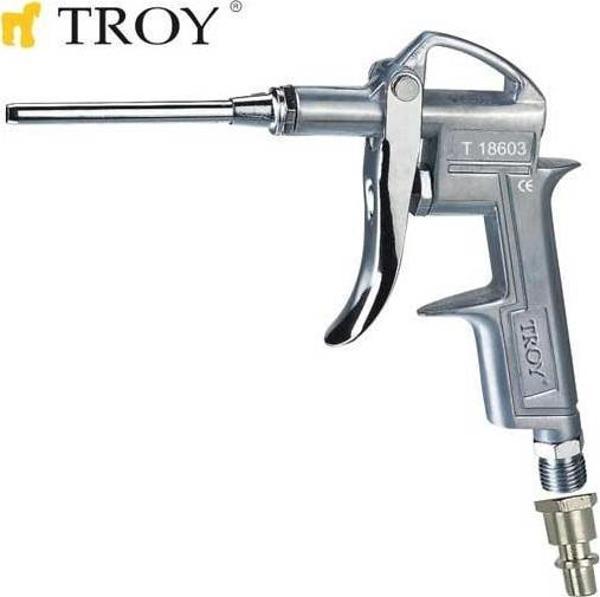 Troy 18606 Kompresor Hava Tabancası Uzun Tip 22 cm - Image 1