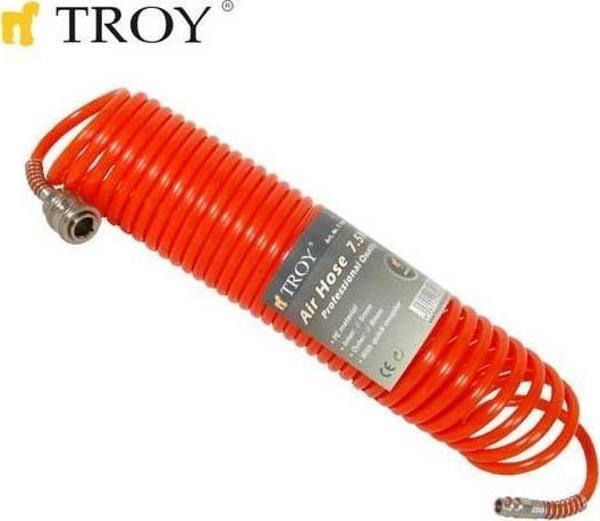 TROY 18607 Kompresor Hava Hortumu 7.5 mt - Image 1