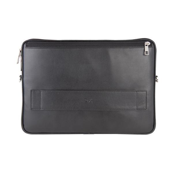2K S.Deri Laptop Çantası,Tablet Çantası,13.3'' inç,Vegan,Omuz ve Valiz Askılı,Aksesuar ve Evrak Cepli,24*34*2 cm.,Siyah - Image 1