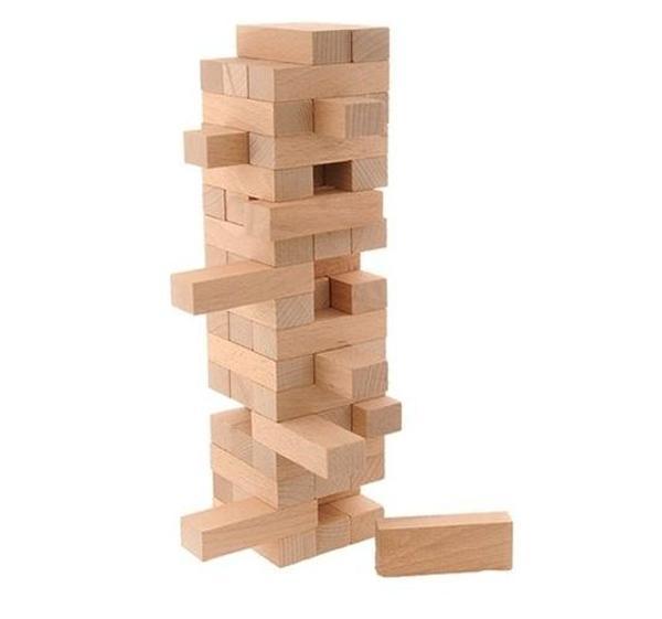 Uğurlu Ahşap Denge Oyunu 54 Parça - Image 1