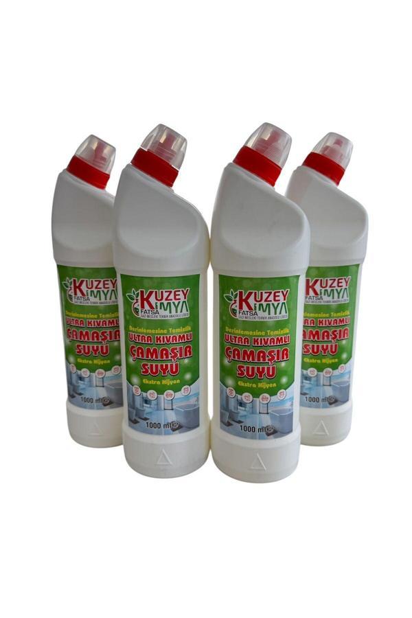 Kuzey Kimya Ultra Kıvamlı Çamaşır Suyu 1000 Ml X4 -Derinlemesine Temizlik - Image 1