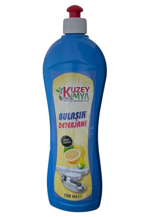 Kuzey Kimya Limon Kokulu Sıvı Bulaşık Deterjanı (Elde Yıkama) 750 Ml - Image 1