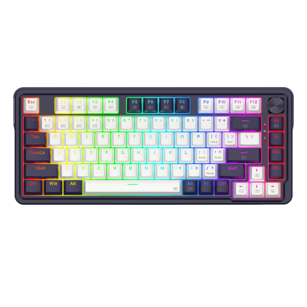 REDRAGON UCAL PRO K673WB-RGB-PRO Siyah Kablosuz Klavye  - Image 1