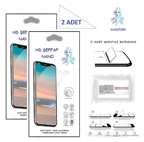 General Mobile GM 9 PLUS Nano Ekran Koruyucu 2 Adet Ultra İNCE Esnek Hd Şeffaf - Image 1