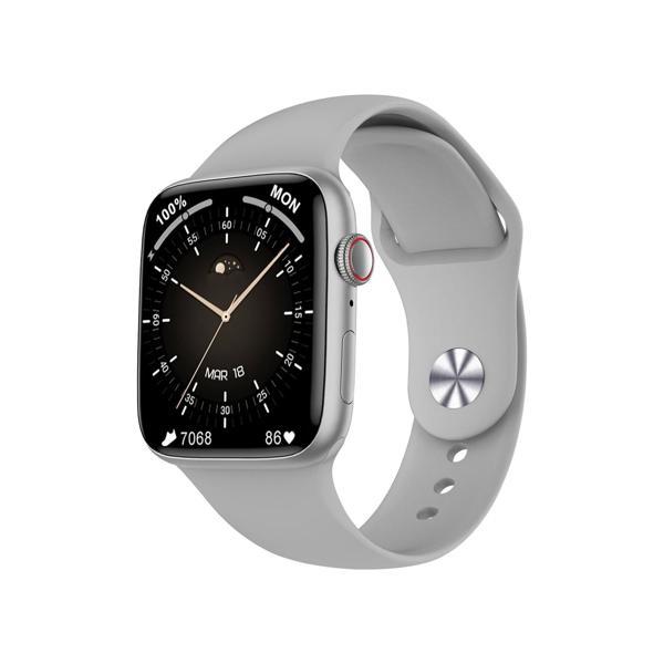 Winex 2024 Watch 8 Series FullSecreen Android İos Uyumlu Akıllı Saat Gümüş - Image 1