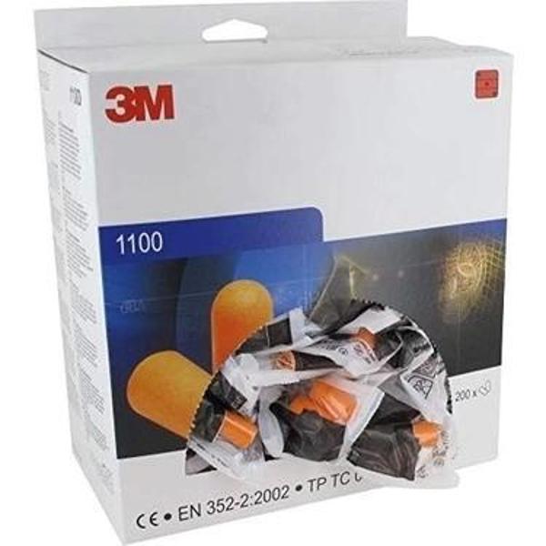 3M 1100 Kulak Tıkacı (200 Çift) - Image 1