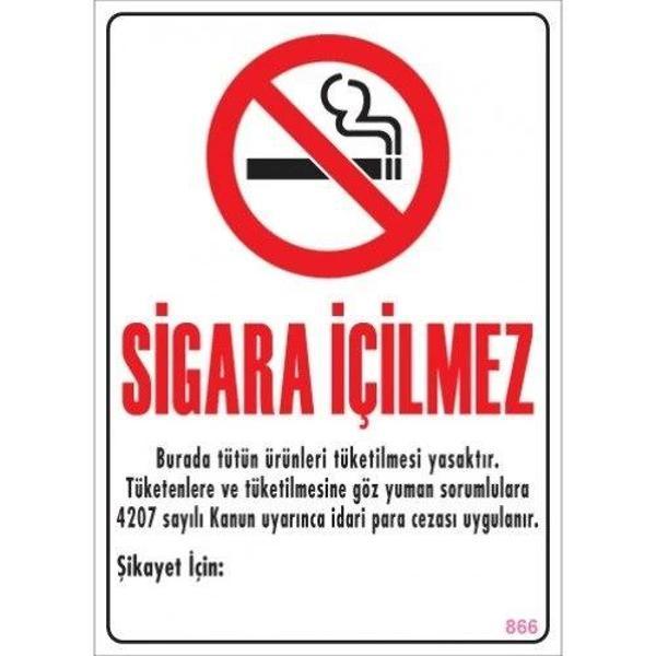 Pvc Levha "Sigara İçilmez" 25X35 Cm - Image 1