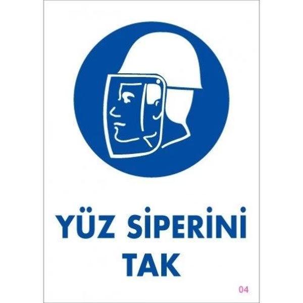 Pvc Levha "Yüz Siperi Tak" 25X35 Cm - Image 1