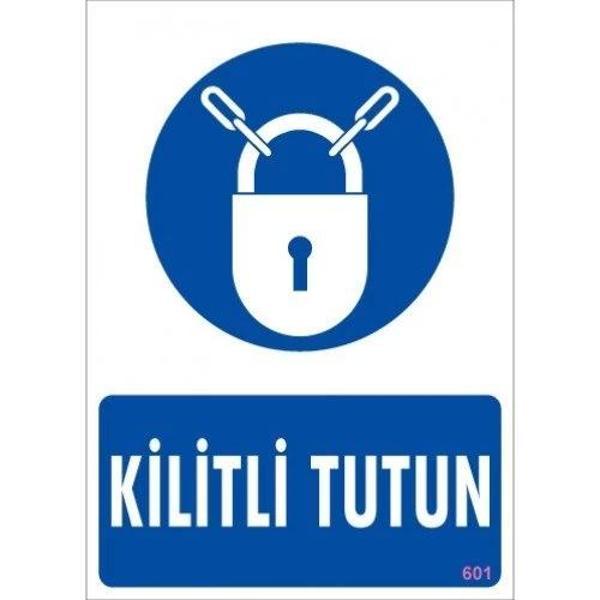 Pvc Levha "Kilitli Tutun" 25X35 Cm - Image 1