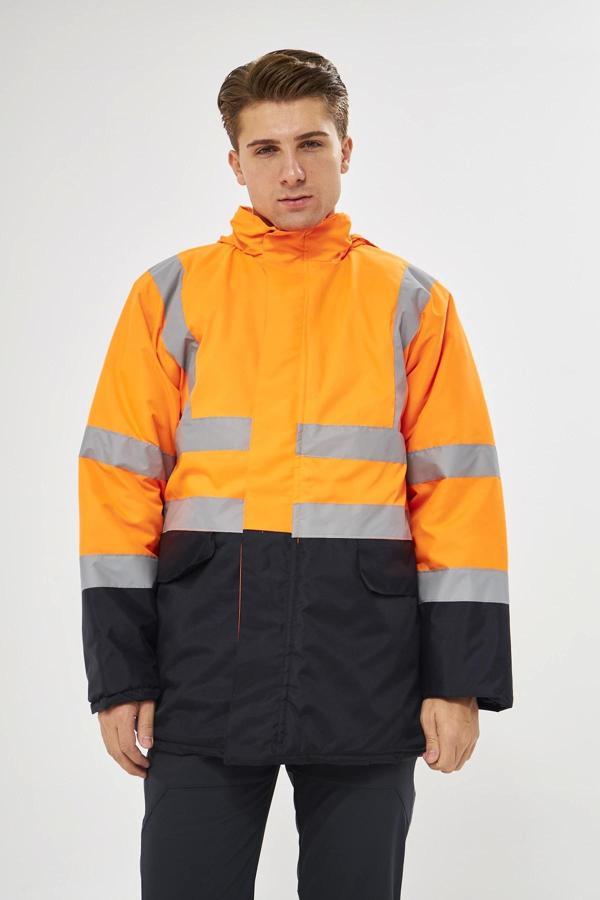 Orange Safety Turuncu Parka Oxford Reflektörlü - Image 1