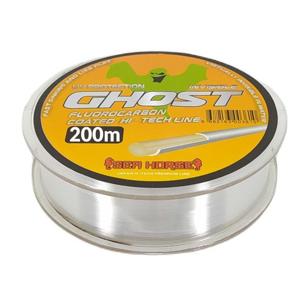 Sea Horse Ghost 200m Hayalet Misina Fluorocarbon Coated Şeffaf - Image 1